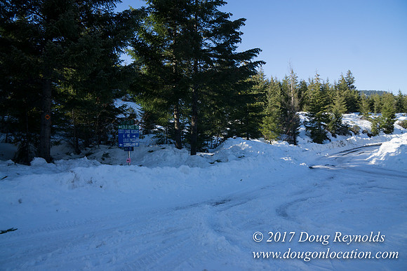 Lost lake Rd with Snow
