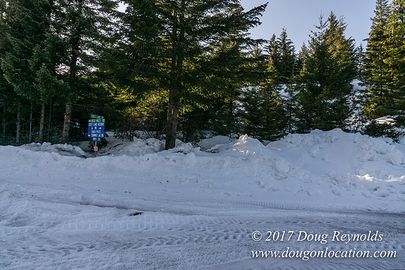 Lost lake Rd with Snow