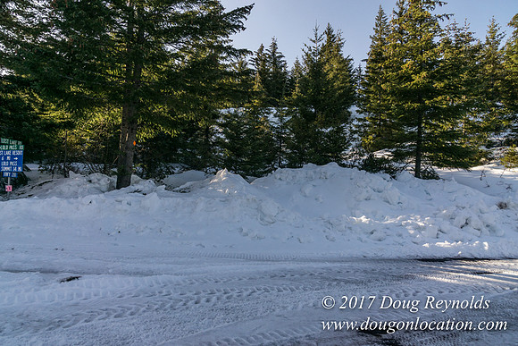 Lost lake Rd with Snow