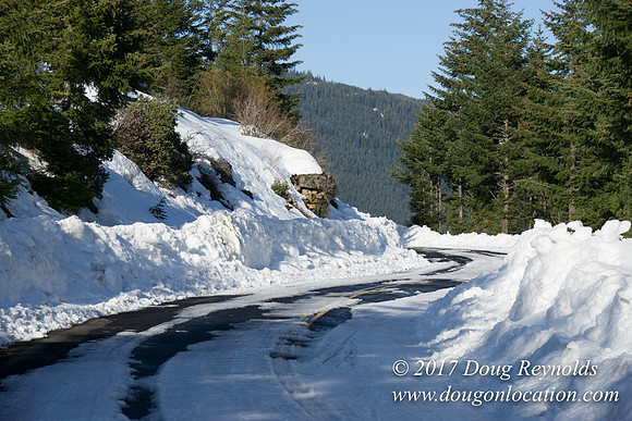 Lost lake Rd with Snow