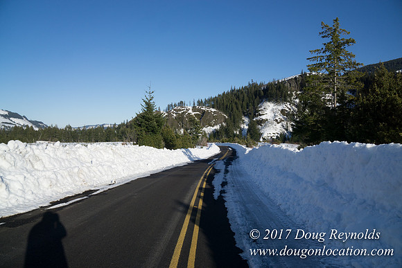 Lost lake Rd with Snow