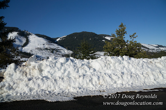 Lost lake Rd with Snow
