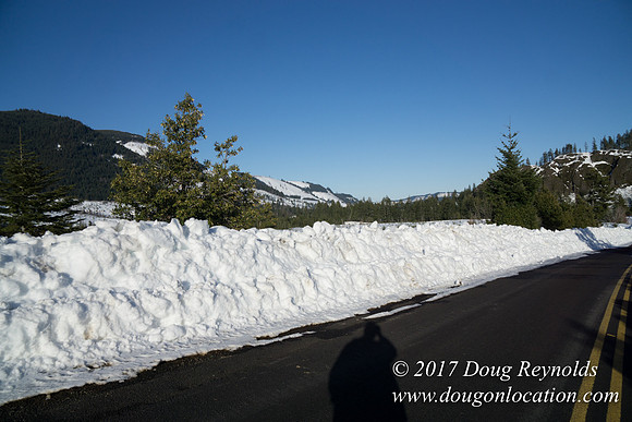 Lost lake Rd with Snow