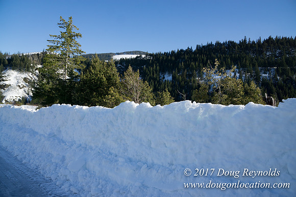Lost lake Rd with Snow