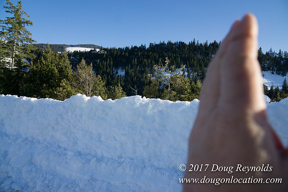 Lost lake Rd with Snow
