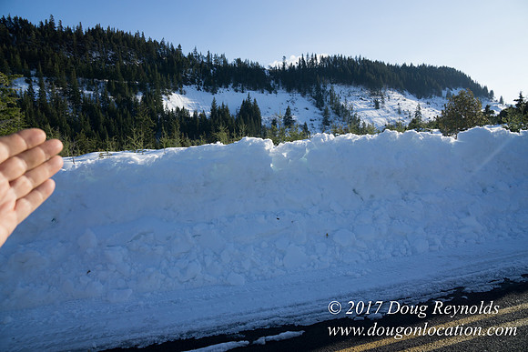 Lost lake Rd with Snow
