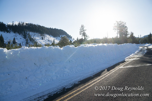Lost lake Rd with Snow