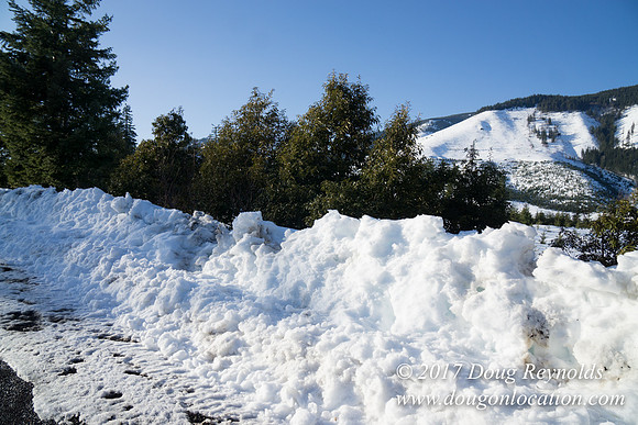 Lost lake Rd with Snow