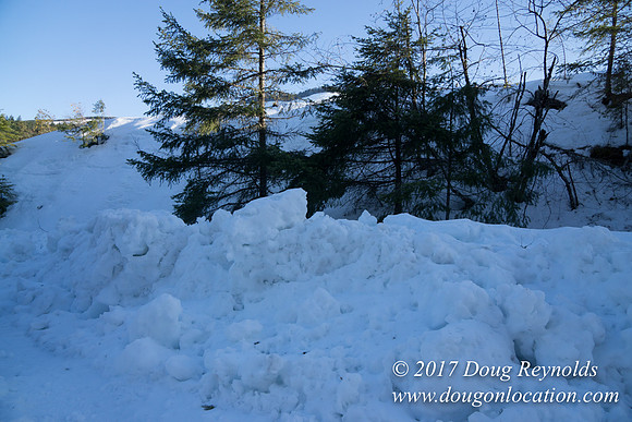 Lost lake Rd with Snow