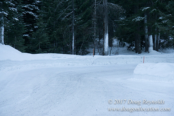 Cooper Spur Road Snow
