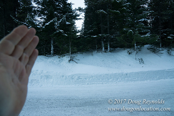 Cooper Spur Road Snow