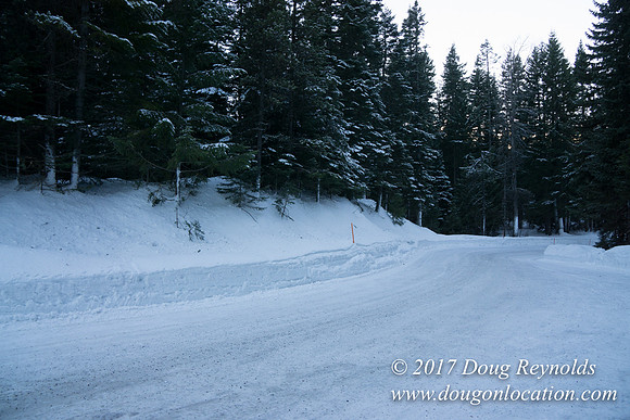 Cooper Spur Road Snow