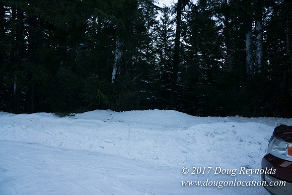 Cooper Spur Road Snow
