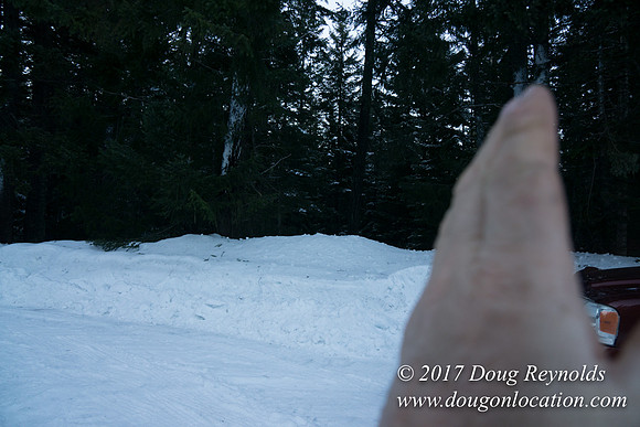Cooper Spur Road Snow