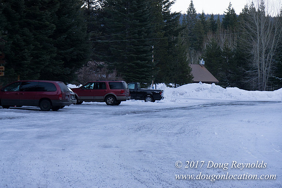 Cooper Spur Road Snow