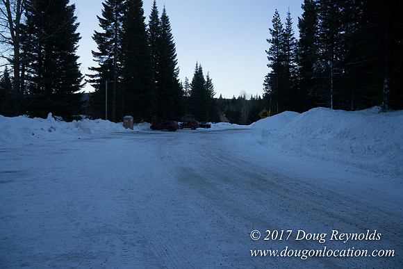 Cooper Spur Road Snow