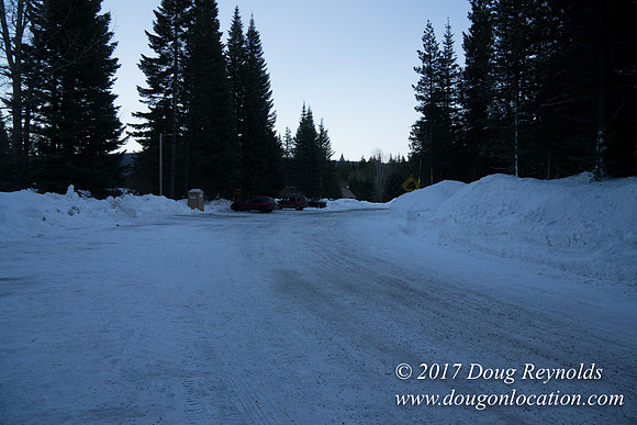 Cooper Spur Road Snow
