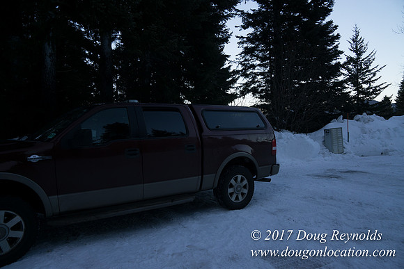 Cooper Spur Road Snow