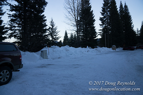Cooper Spur Road Snow