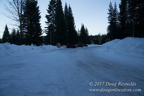 Cooper Spur Road Snow
