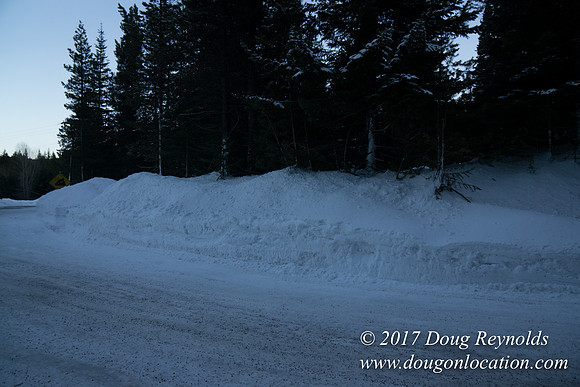 Cooper Spur Road Snow