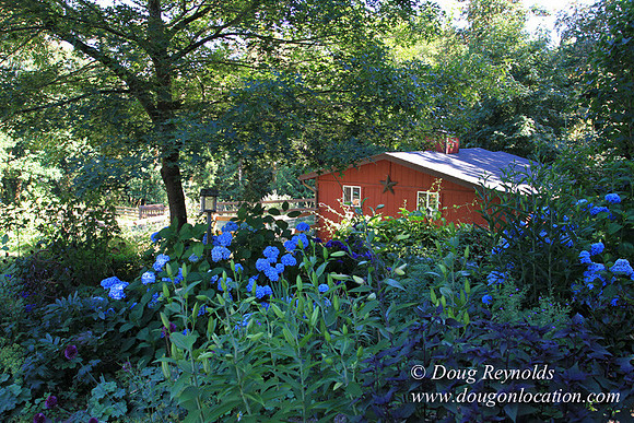 Traditional Style Home small farm with large kitchen great room, 2 story, 2 car garage on Acreage with large back yard, large front yard, garden, pond, deck, goats, bees, shop, PDX Zone