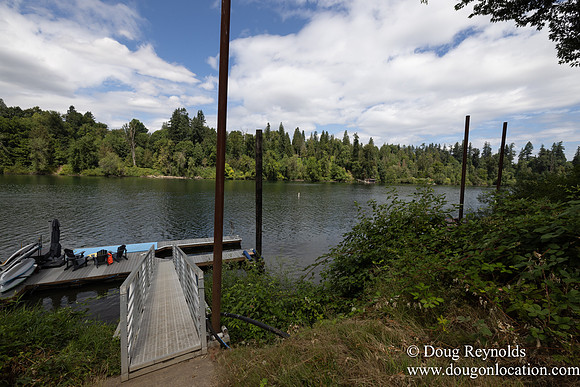 Erin's Dock on River-