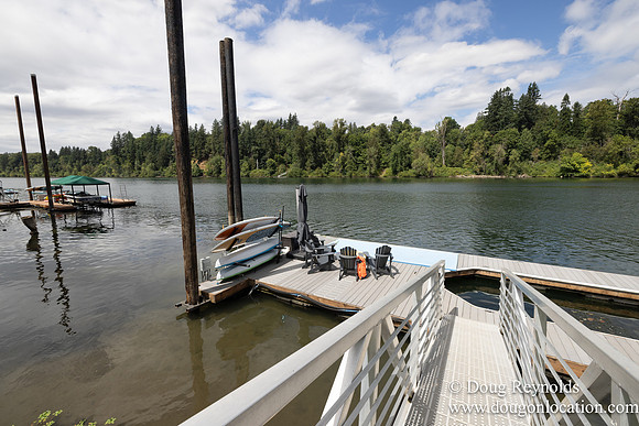 Erin's Dock on River-