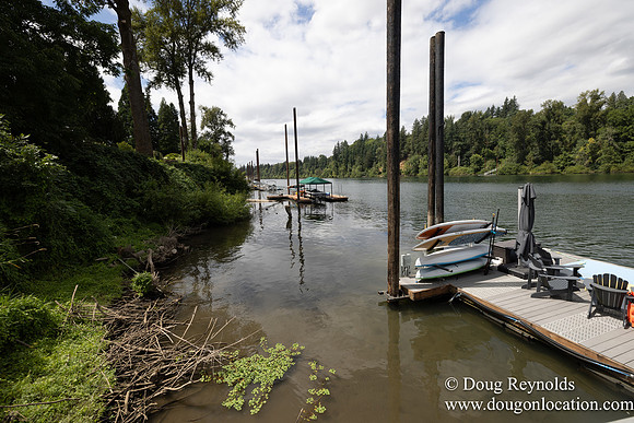 Erin's Dock on River-