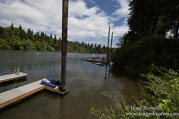 Erin's Dock on River-