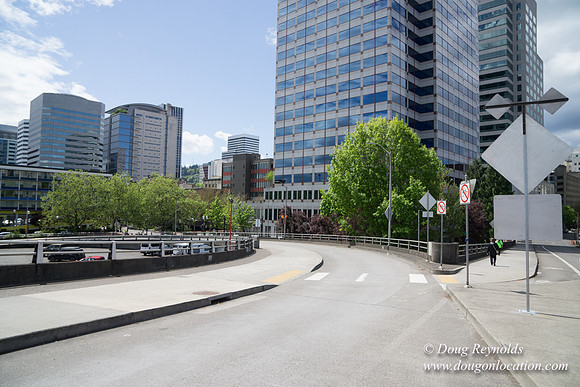 West end Morrison Bridge