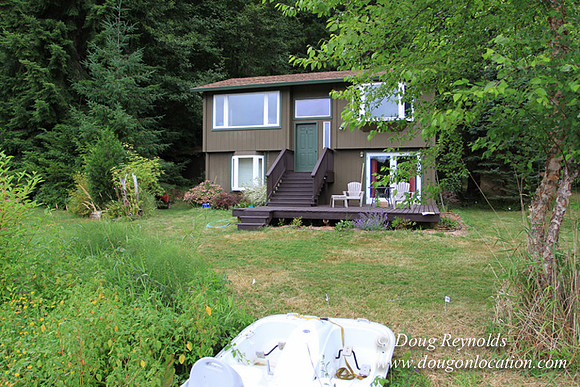 Cabin, Dock, Green, Home, House, Lake, ORBoat, Oregon, "Sky's Lake House", Yard, deck