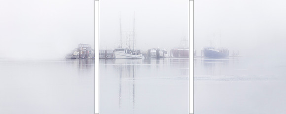 Fishing Boats in Fog