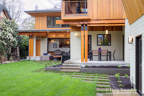 Contemporary, "Dwell Style Home single car garage", Modern,