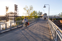 East  Bank Bike Walk Path Portland