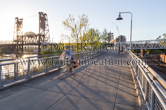 East  Bank Bike Walk Path Portland