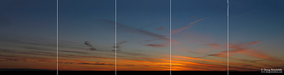 5 Panel Palouse WA  Sunset