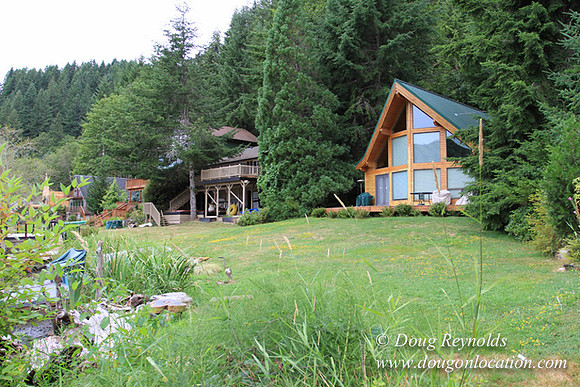 Cabin, Dock, Green, Home, House, Lake, ORBoat, Oregon, "Sky's Lake House", Yard, deck