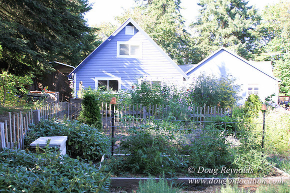 Traditional Style Home small farm with large kitchen great room, 2 story, 2 car garage on Acreage with large back yard, large front yard, garden, pond, deck, goats, bees, shop, PDX Zone