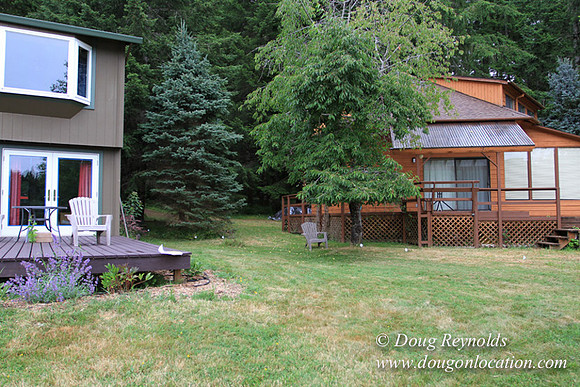 Cabin, Dock, Green, Home, House, Lake, ORBoat, Oregon, "Sky's Lake House", Yard, deck