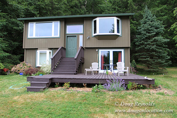 Cabin, Dock, Green, Home, House, Lake, ORBoat, Oregon, "Sky's Lake House", Yard, deck