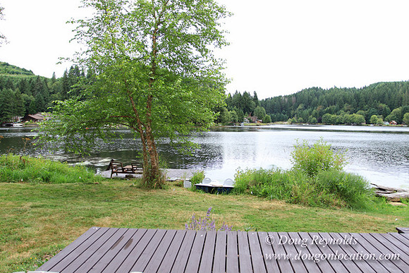 Cabin, Dock, Green, Home, House, Lake, ORBoat, Oregon, "Sky's Lake House", Yard, deck