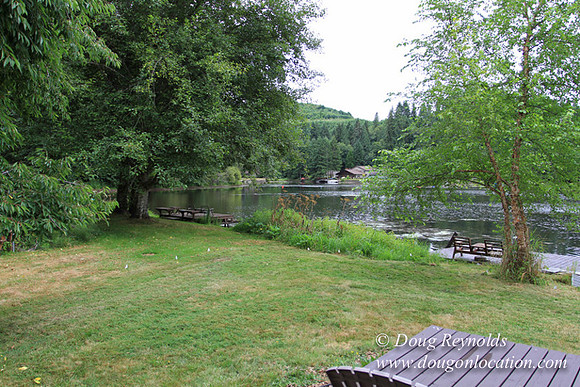 Cabin, Dock, Green, Home, House, Lake, ORBoat, Oregon, "Sky's Lake House", Yard, deck