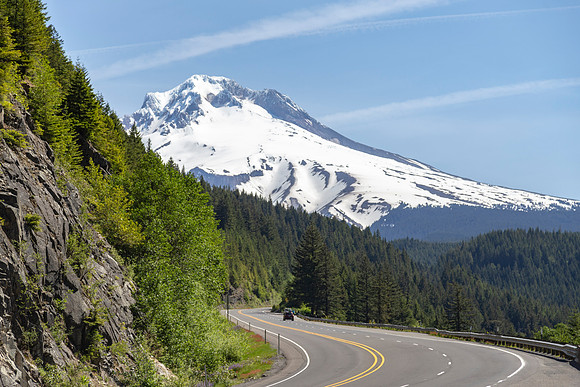 Mt Hood Oregon and Roads
