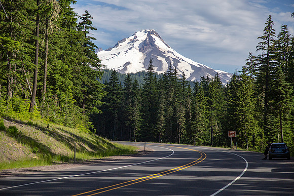 Mt Hood Oregon and Roads
