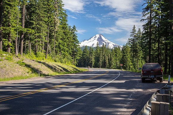 Mt Hood Oregon and Roads