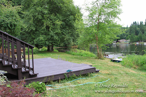 Cabin, Dock, Green, Home, House, Lake, ORBoat, Oregon, "Sky's Lake House", Yard, deck