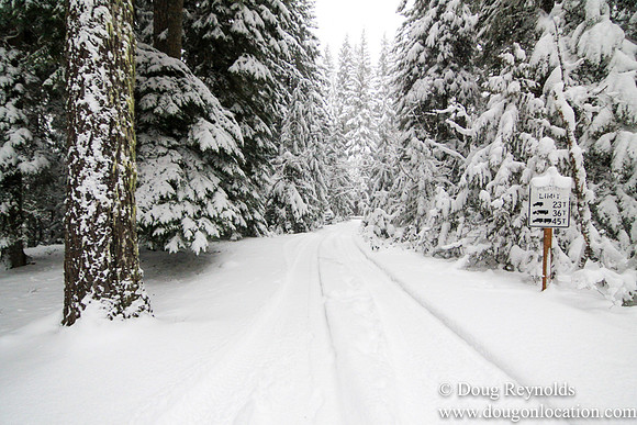 Snow Roads Mt HoodOregon