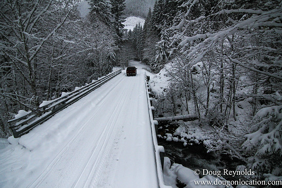 Snow Roads Mt HoodOregon