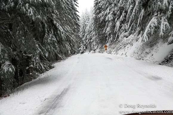 Snow Roads Mt HoodOregon